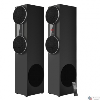 Повреждение упаковки Ginzzu GM-325, Акустическая система 2.0, 2x60W/BT/USB/SD/FM/AUX/ДУ