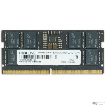 Foxline DDR5 SODIMM 16GB 4800  CL 40 FL4800D5S40-16G