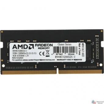 AMD DDR4 SODIMM 8Gb  R9 Gamer Series 3200МГц OEM (R948G3206S2S-U )
